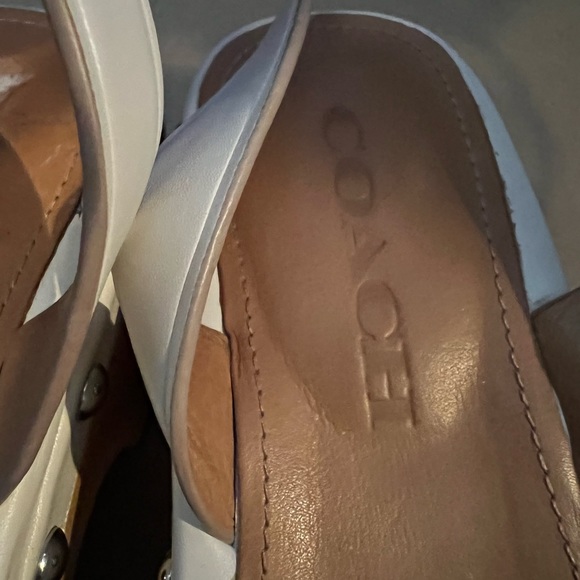 Coach Wooden Clogs 9.5 - Picture 2 of 7